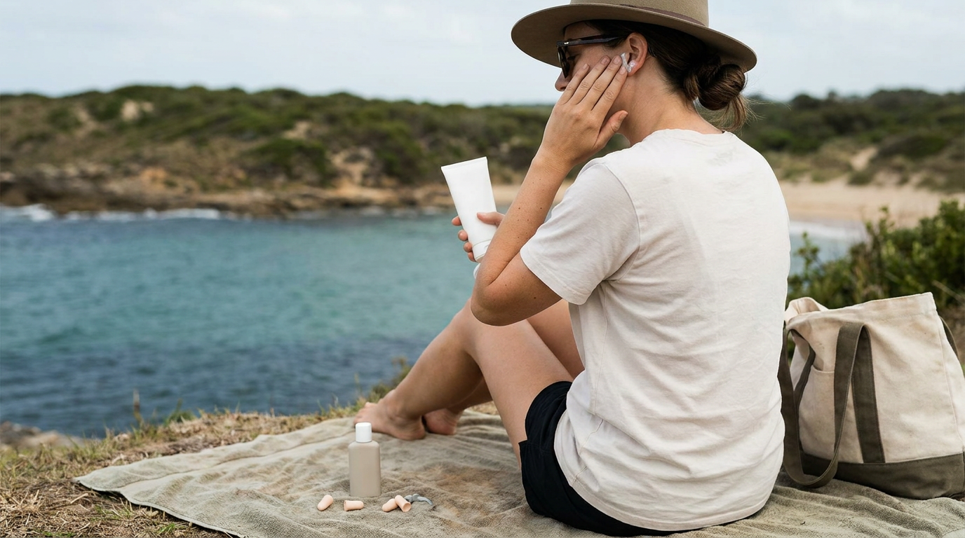 Protección auditiva en verano: elección de protectores solares
